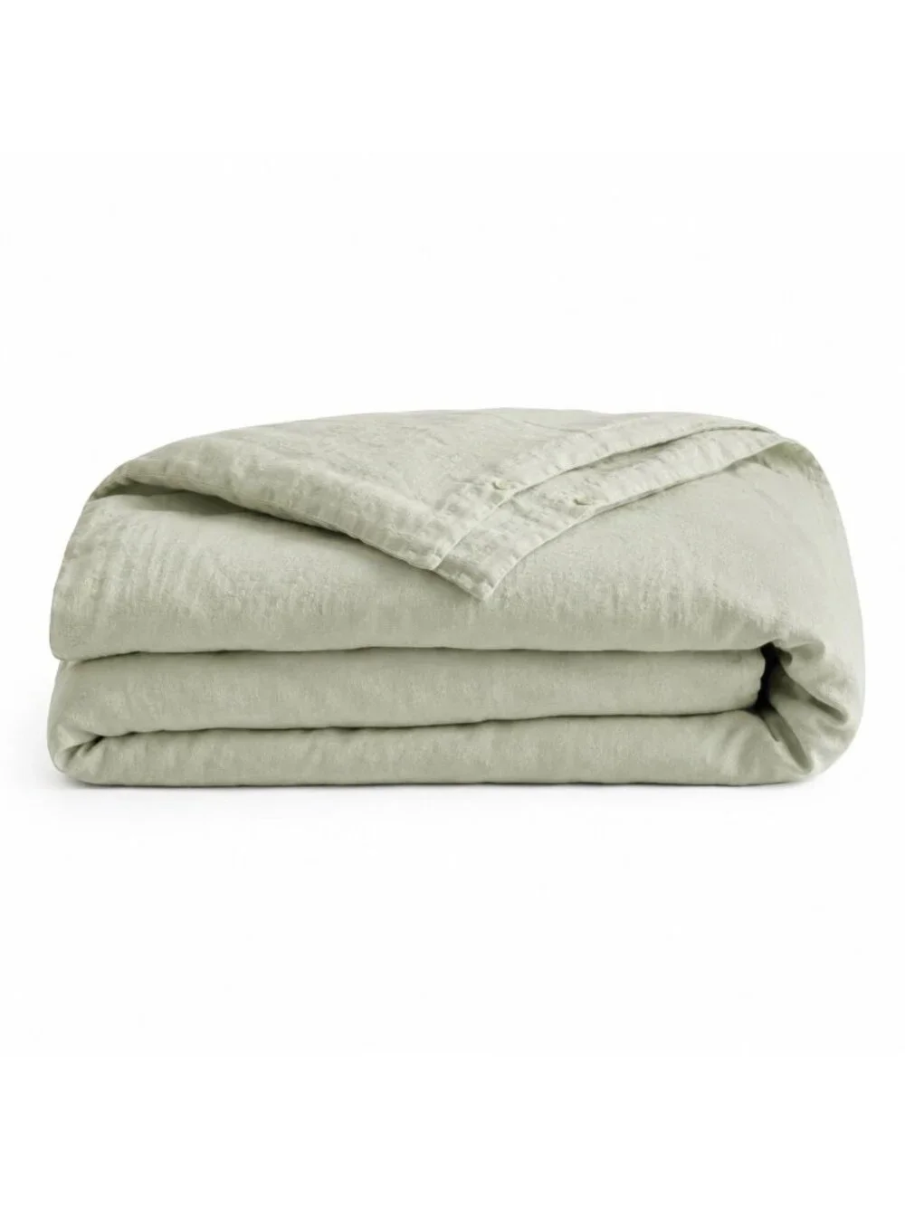 S15 | Quince European Linen Duvet Cover Full Queen Sage (retired) NWOT
